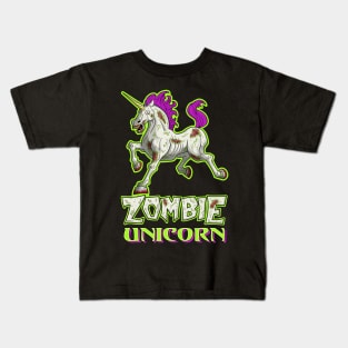 Zombie Unicorn Kids T-Shirt